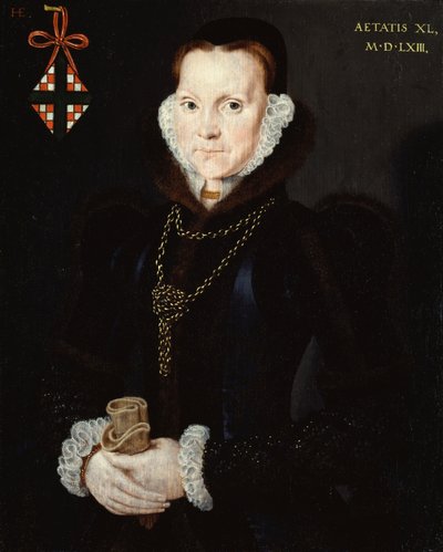 Ritratto di Elizabeth Roydon, Lady Golding da Hans Eworth